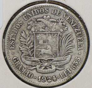 Venezuela 1924 2 Bolivares Horse animal  290620 combine shipping