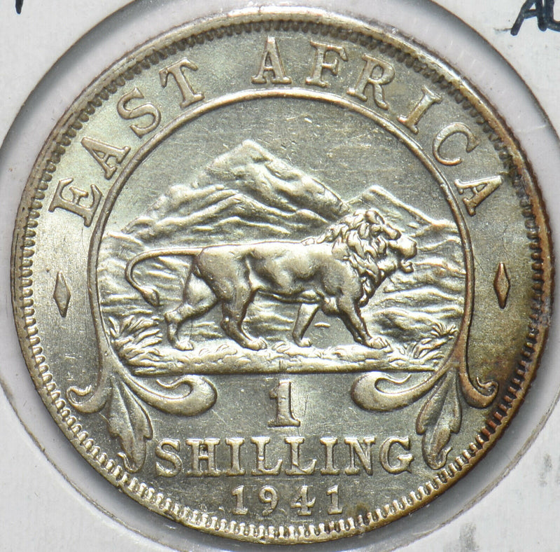 East Africa 1941 AU Shilling Lion animal 293966 combine shipping