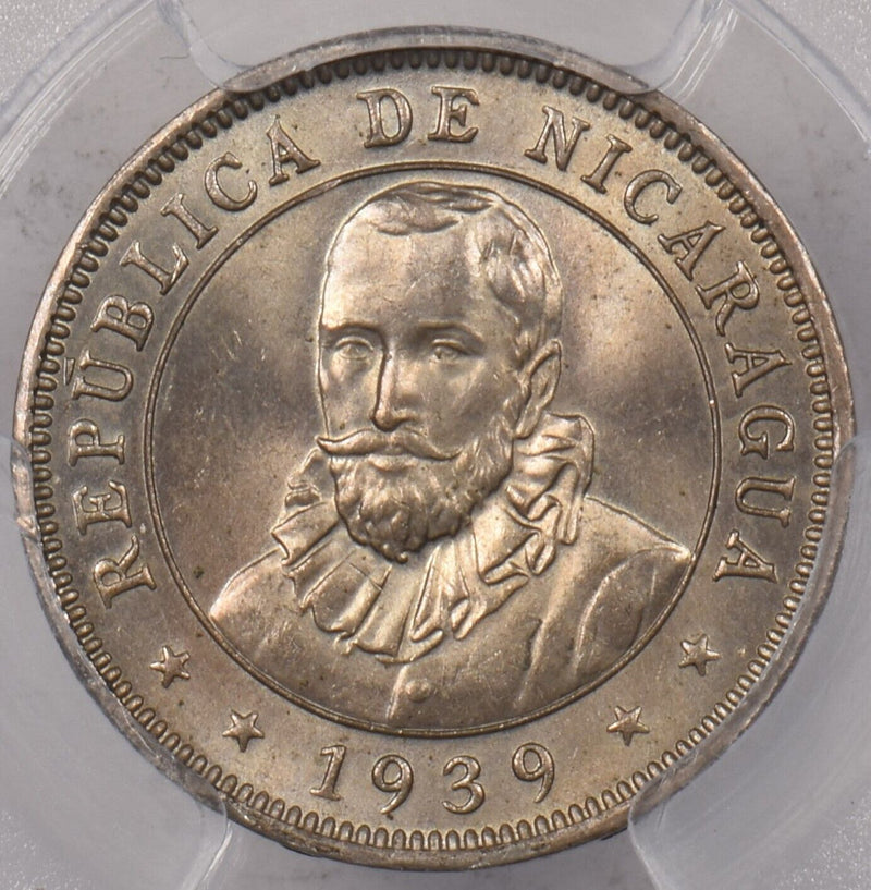 Nicaragua 1939 10 Centavos PCGS MS 64 PI0200 combine shipping