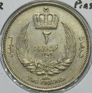 Libya 1952 AH 1372 2 Piastres 196624 combine shipping