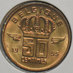 Belgium 1955 50 Centimes 195916 combine shipping