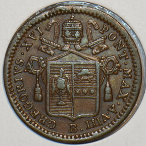 Vatican 1838 1/2 Baiocco 491180 combine shipping