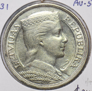 Latvia 1931 5 Lati Lion animal 490469 combine shipping