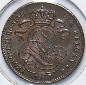 Belgium 1907 Cent 294064 combine shipping