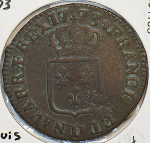 France 1773 Sol Louis XV 491105 combine shipping
