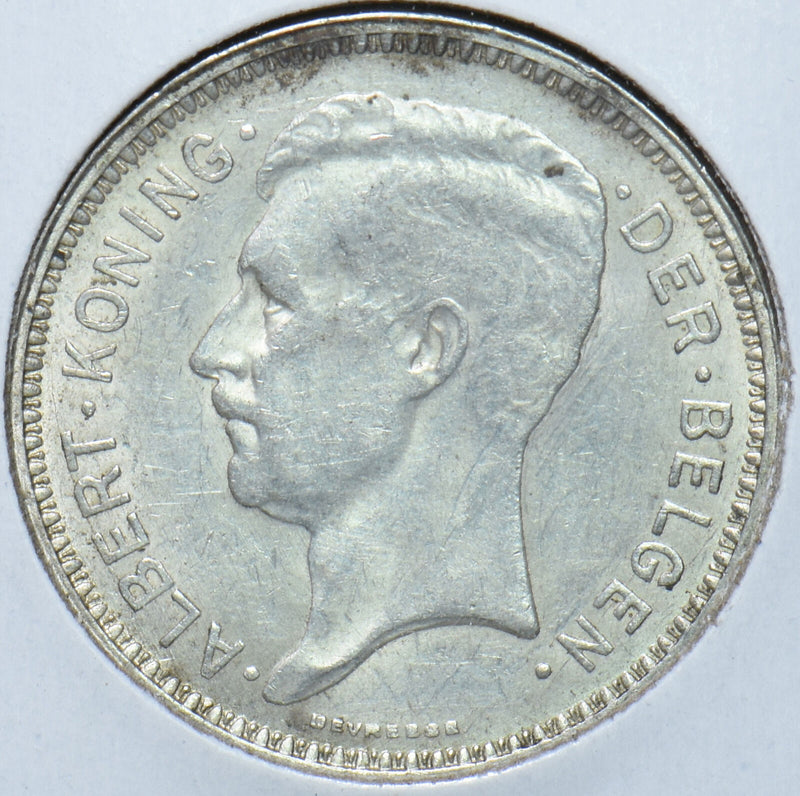 Belgium 1934 20 Francs Lion animal 193037 combine shipping