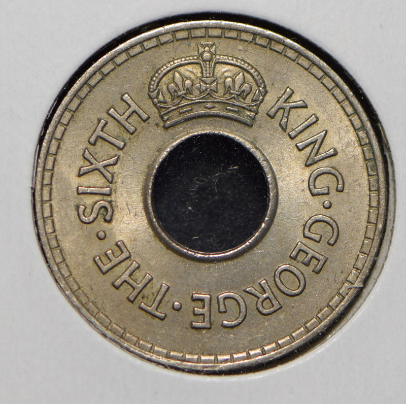 Fiji 1949 1/2 Penny  291995 combine shipping