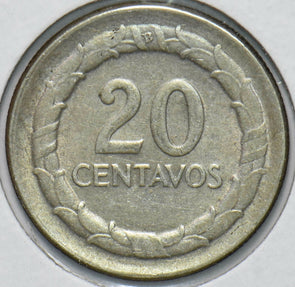 Colombia 1948 20 Centavos 293488 combine shipping