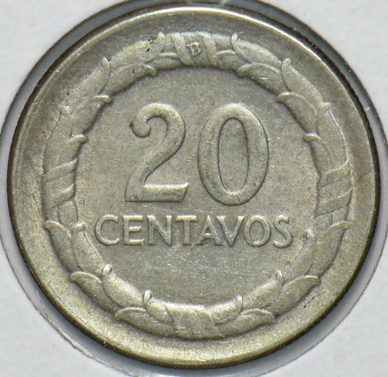 Colombia 1948 20 Centavos 293488 combine shipping