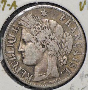France 1887 2 Francs  290631 combine shipping