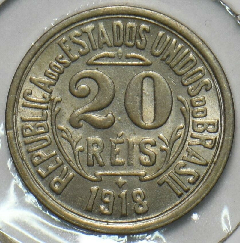 Brazil 1918 20 Reis 296850 combine shipping
