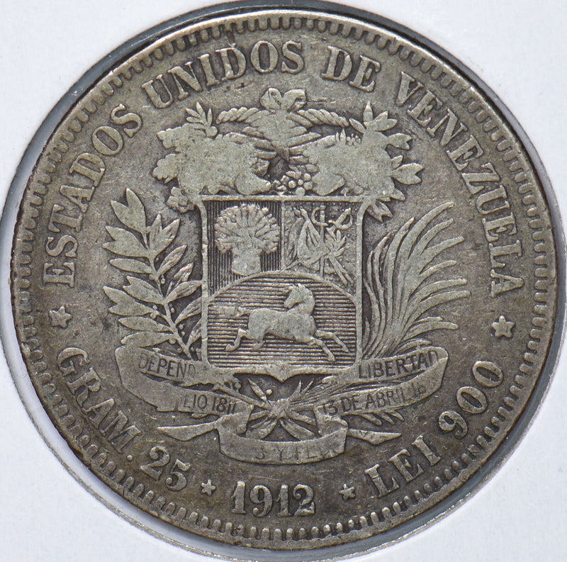 Venezuela 1912 5 Bolivares Horse animal 490528 combine shipping