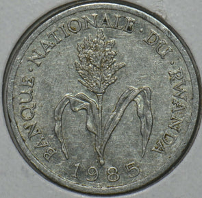 Rwanda 1985 Franc 152055 combine shipping
