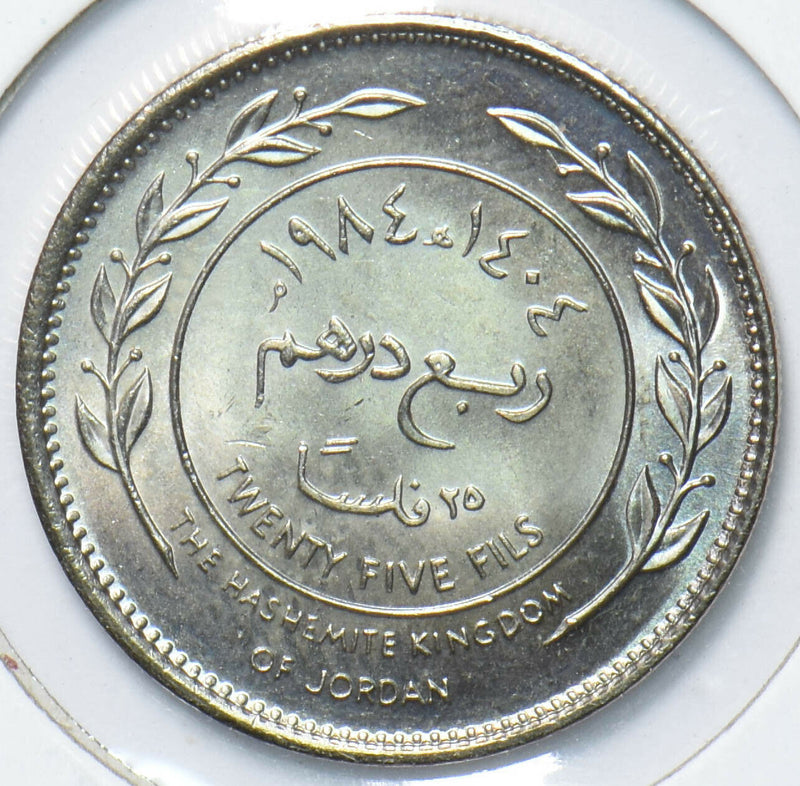 Jordan 1974 25 fils The Hashmite kingdom 293641 combine shipping