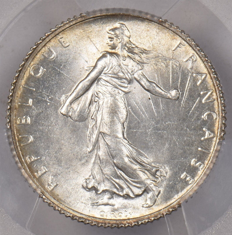 France 1918 Franc PCGS MS 64 Gad-467 F-217 PI0152 combine shipping