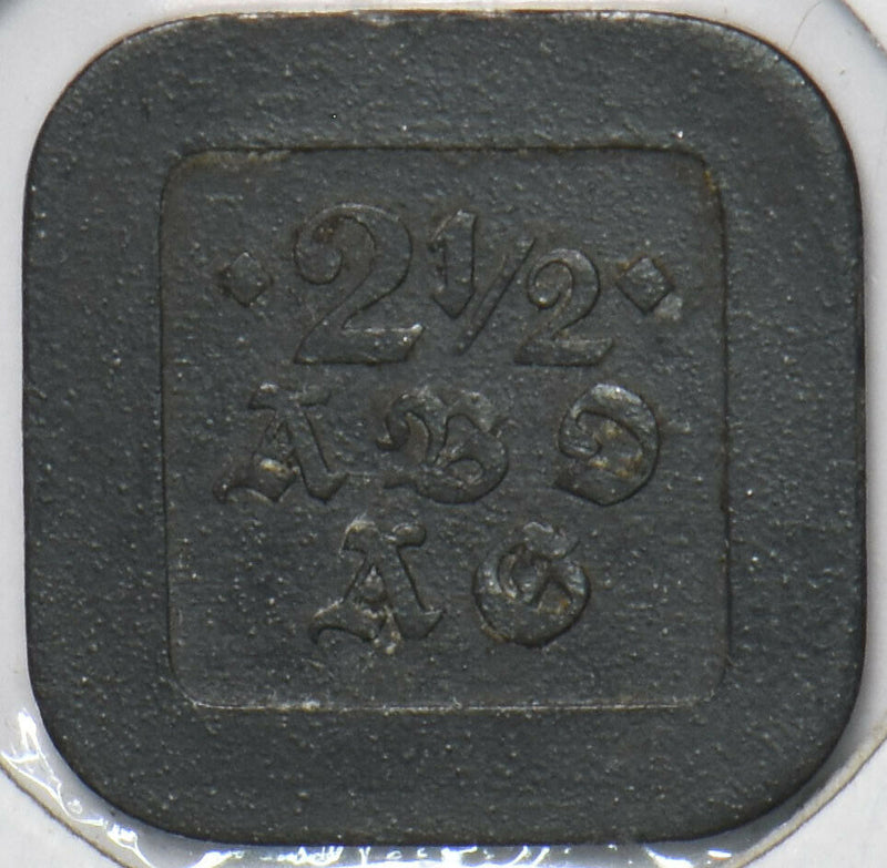 Germany 1940 's 2 1/2 Pfennig 296448 combine shipping