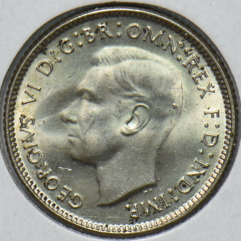 Australia 1946 6 Pence Kangaroo animal Ostrich Georgivs VI 293296 combine shippi