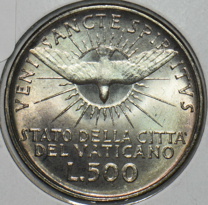Vatican 1963 500 Lira Dove animal 491196 combine shipping