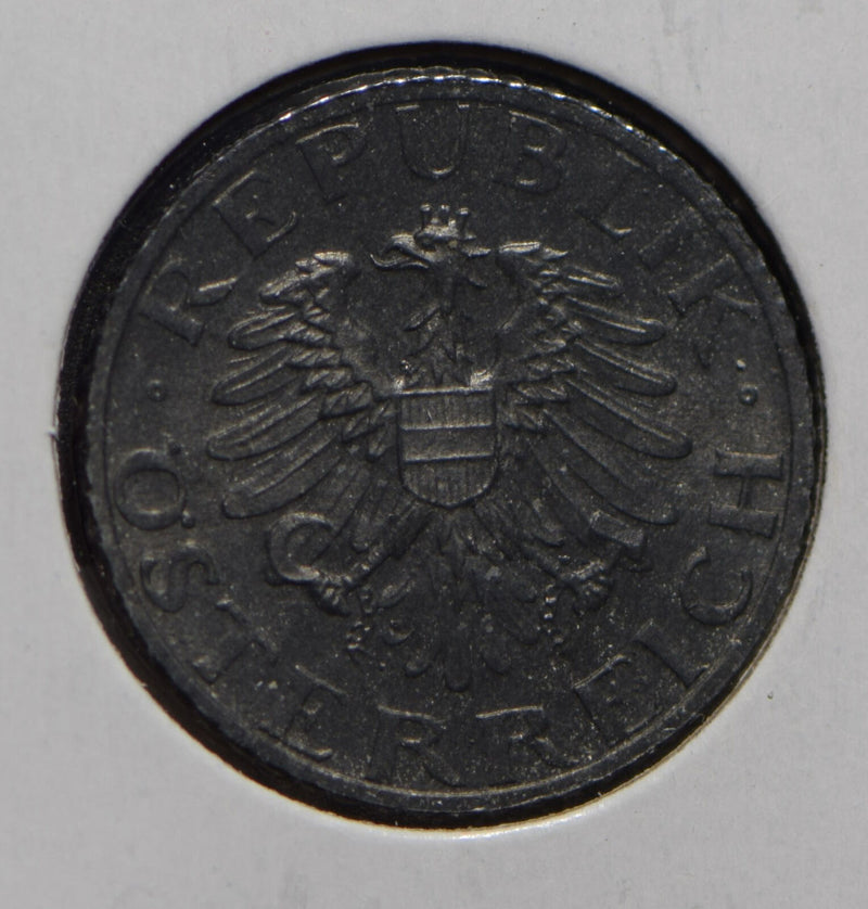 Austria 1967 5 Groschen Eagle animal  292074 combine shipping