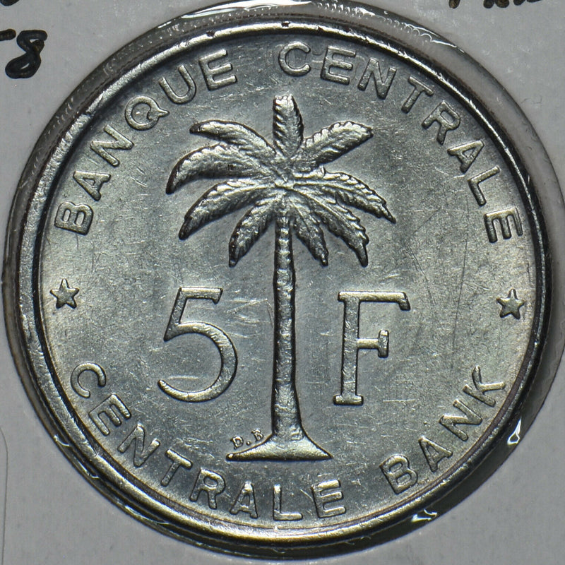 Belgium Congo 1958 5 Francs 195876 combine shipping