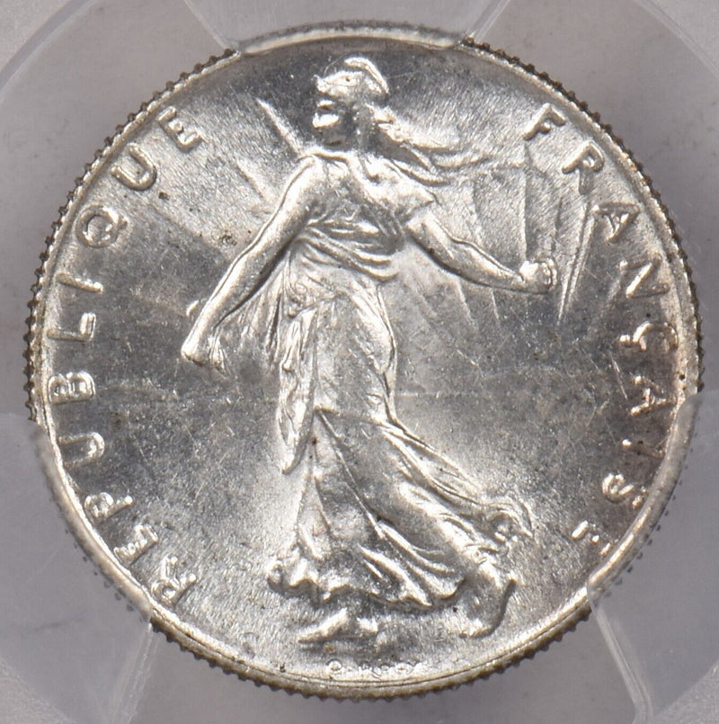 France 1919 50 Centimes PCGS MS 63 Gad-420 F-190 PI0145 combine shipping