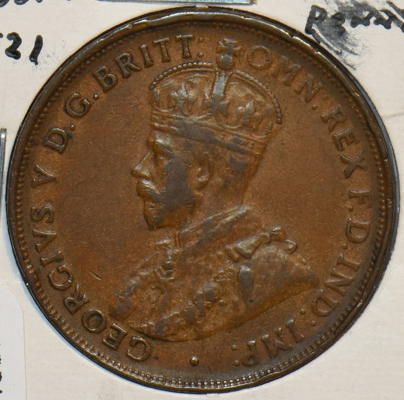 Australia 1921 Penny 195744 combine shipping
