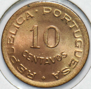 Angola 1949 10 Centavos Elephant animal Horse Portuguese Colony 293269 combine s