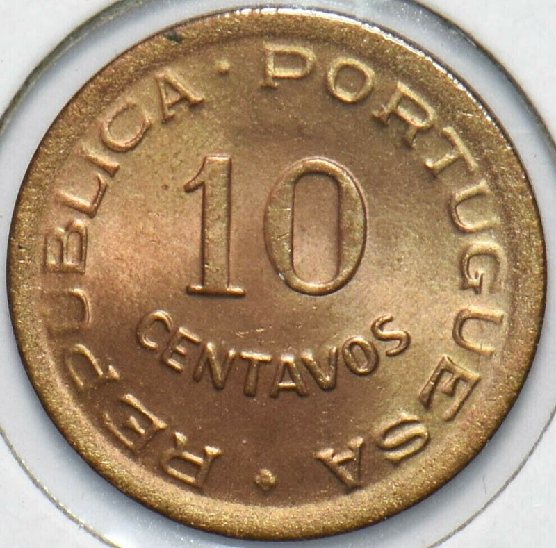 Angola 1949 10 Centavos Elephant animal Horse Portuguese Colony 293269 combine s