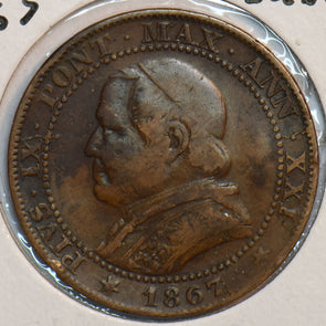 Vatican 1867 A Soldo 297052 combine shipping