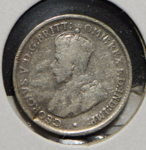 Australia 1922 3 Pence Kangaroo animal Emu  901240 combine shipping