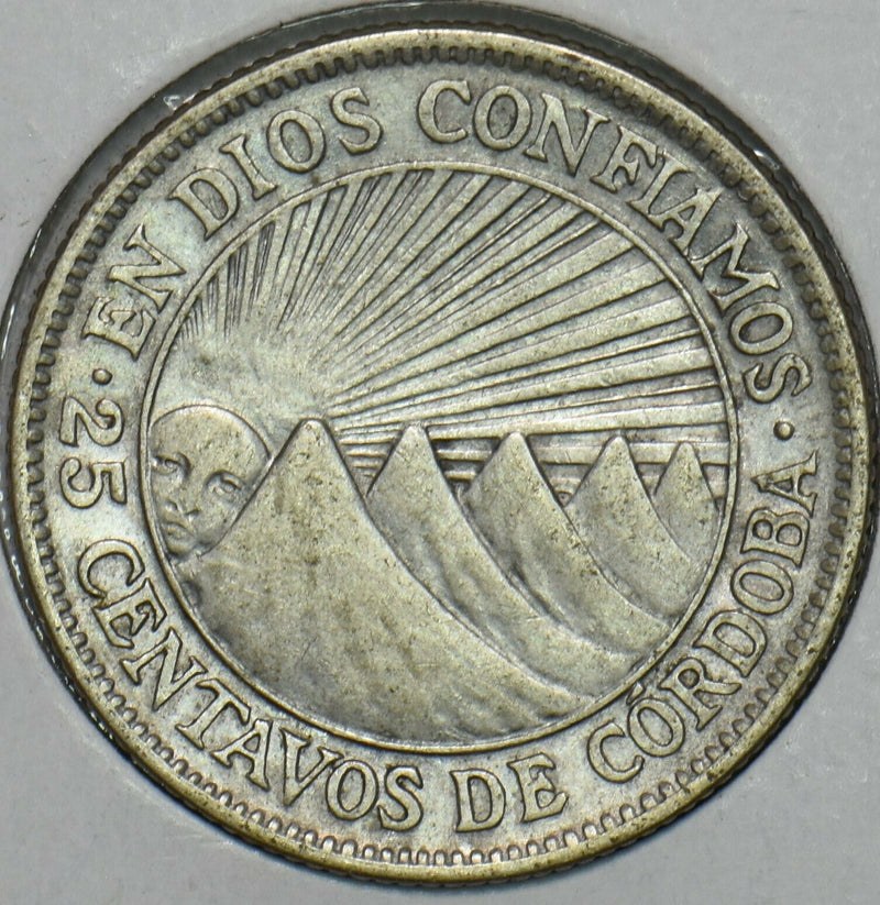 Nicaragua 1928 25 Centavos 296844 combine shipping