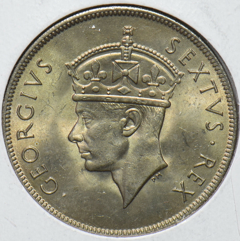 East Africa 1952 Shilling Lion animal 293969 combine shipping