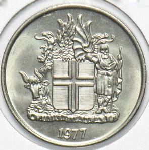 Iceland 1977 10 Kronur Dragon animal Bull 192381 combine shipping