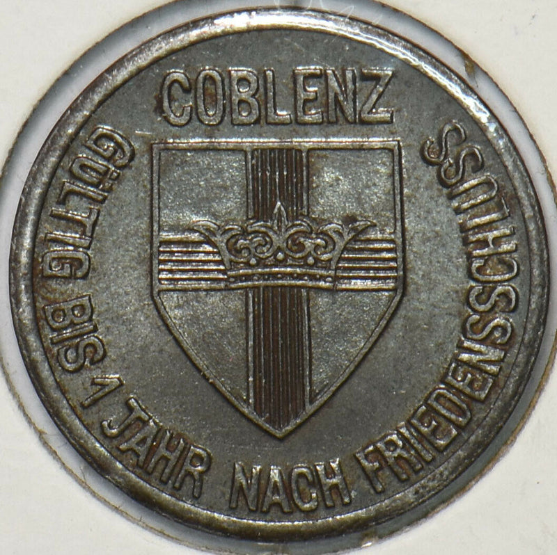 Germany 1918 10 Pfennig Coblenz 296455 combine shipping