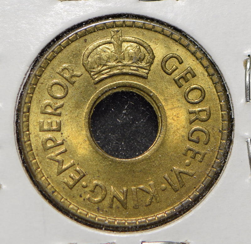 Fiji 1943 1/2 Penny  291994 combine shipping