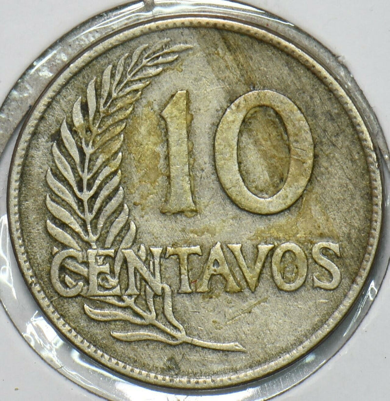 Peru 1918 10 Centavos 196658 combine shipping