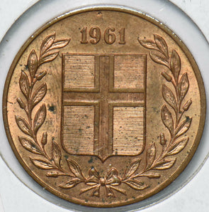 Iceland 1961 5 Aurar 192337 combine shipping