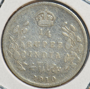 British India 1910 C 1/4 Rupee 192980 combine shipping
