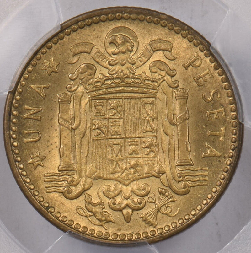 Spain 1953 Peseta PCGS MS 64 1956 PI0188 combine shipping