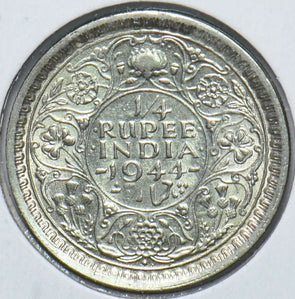 British India 1944 1/4 Rupee 294019 combine shipping