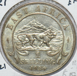 East Africa 1921 EF Shilling Lion animal 293859 combine shipping