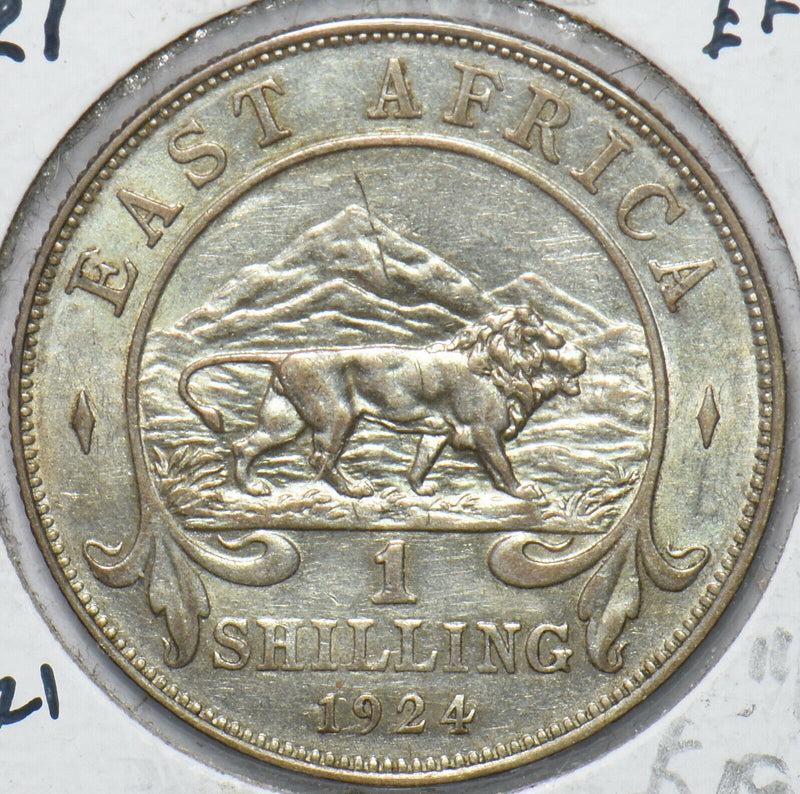 East Africa 1921 EF Shilling Lion animal 293859 combine shipping