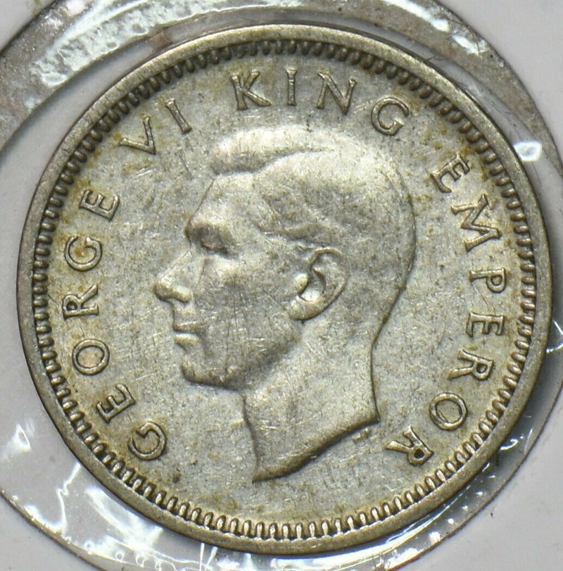 New Zealand 1937 3 Pence 152410 combine shipping