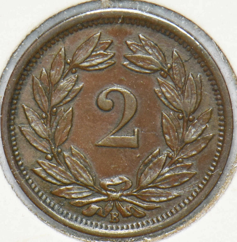 Switzerland 1883 2 Rappen 293255 combine shipping