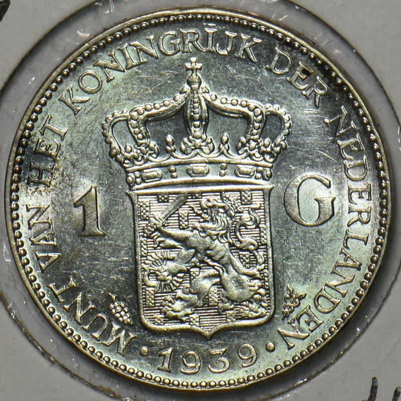 Netherlands 1939 Gulden Lion animal 491137 combine shipping