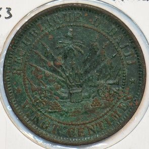 Haiti 1863 5 Centimes 297299 combine shipping