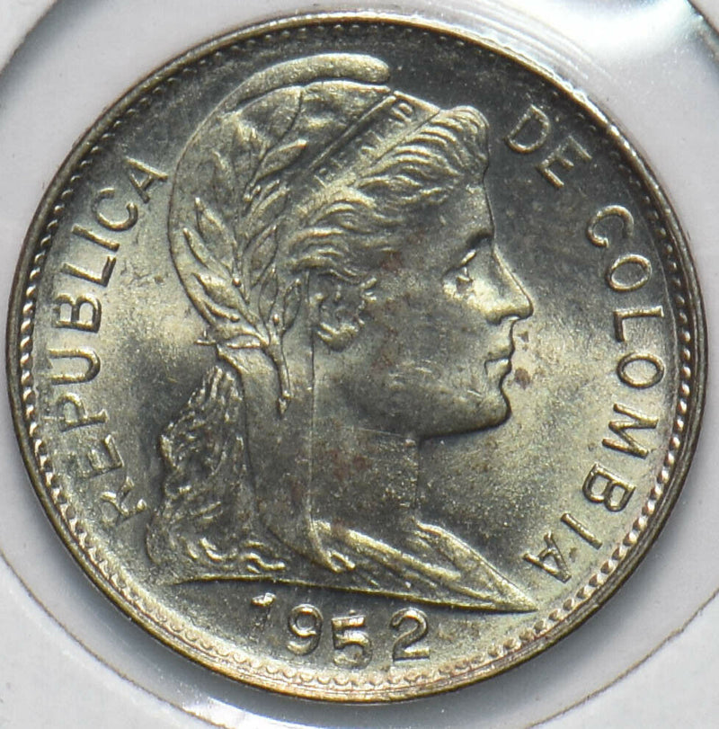 Colombia 1952 Centavo 293504 combine shipping