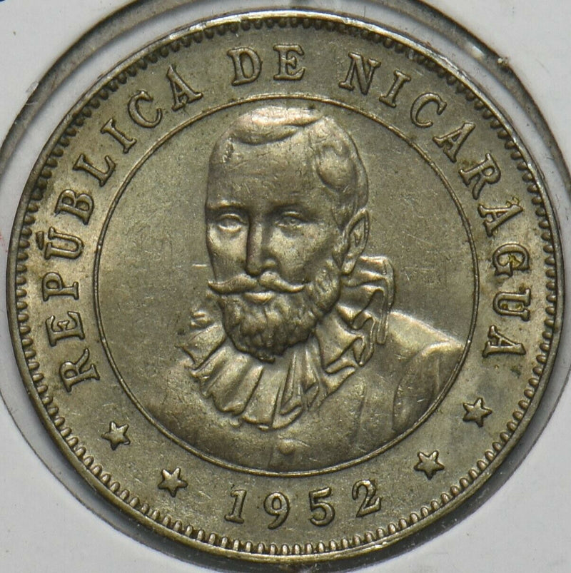 Nicaragua 1952 25 Centavos 296856 combine shipping