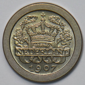 Netherlands 1907 5 Cents 491164 combine shipping