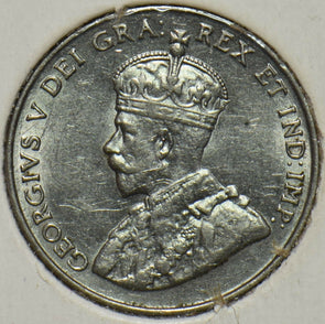 Canada 1924 5 Cents Georgivs V /Nickel 192257 combine shipping